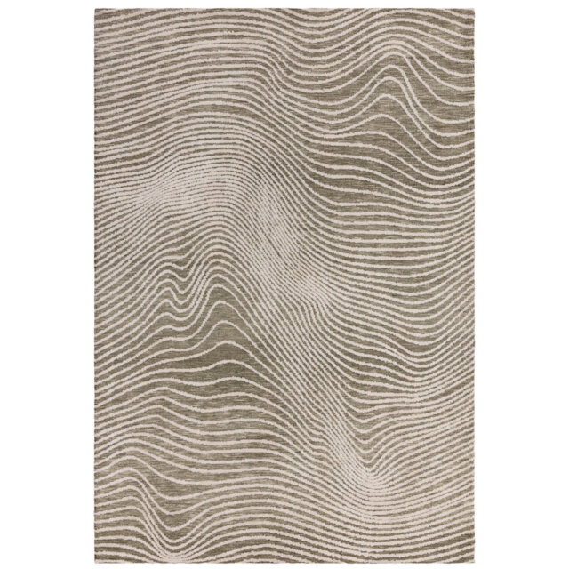 Clemones Swirl Green Area Rug