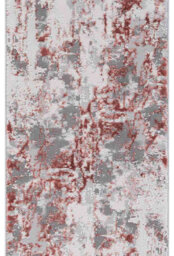 Abbey-Leigh Abstract Power Loom Pink Area Rug