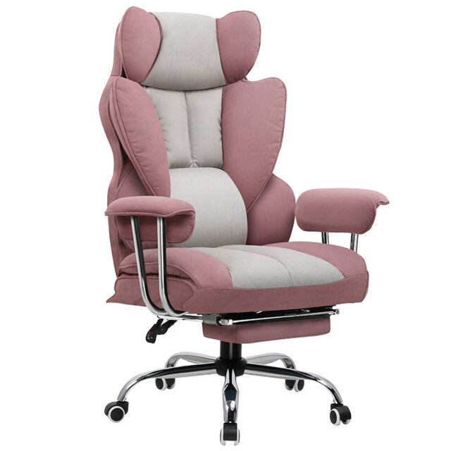 Millton Office Chair, Executive desk Chair Ergonomic High Back PU Leather Reclining Computer Chairs with Footrest Height Adjustable 360° Swivel Gaming