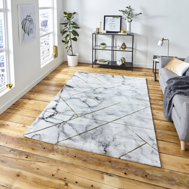 Craft area rug Machine Woven Rectangle Ivory