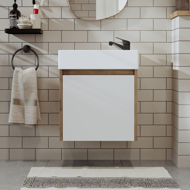 Bittencourt Cloakroom Vanity Unit with Washbasin