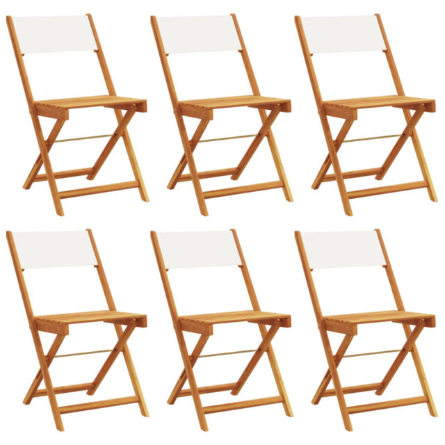 Vidaxl Folding Garden Chairs in Anthracite and Solid Wood
