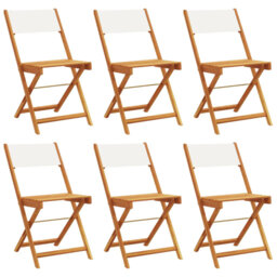 Vidaxl Folding Garden Chairs in Anthracite and Solid Wood