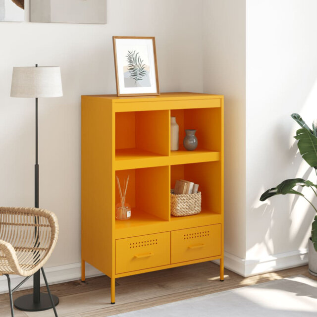 Sharell 101.5cm H x 68cm W Steel Standard Bookcase