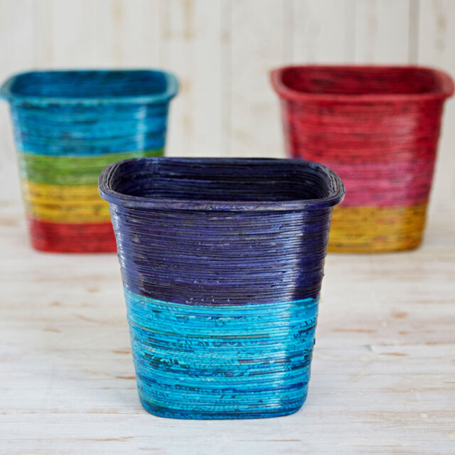Paper High Decorative Basket