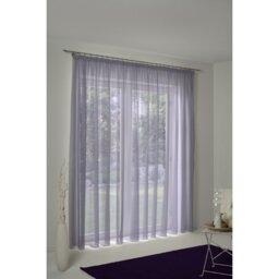 Peck Slot Top Semi Sheer Single Curtain