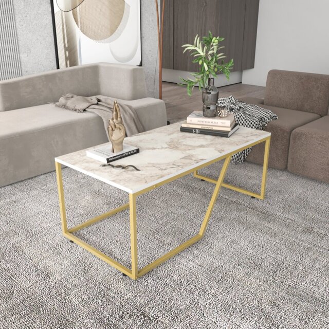 Avawatz 120cm W Rectangular Coffee Table