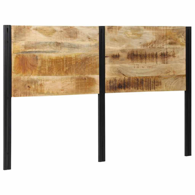 Headboard Solid Wood Mango And Iron