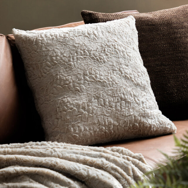 Natural Square Throw Cushion