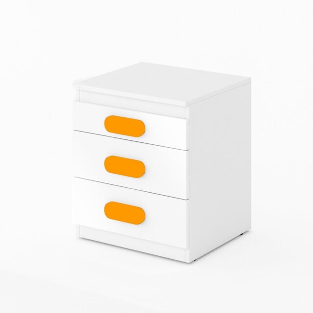 3 Drawer Bedside Table