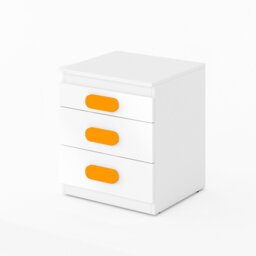3 Drawer Bedside Table