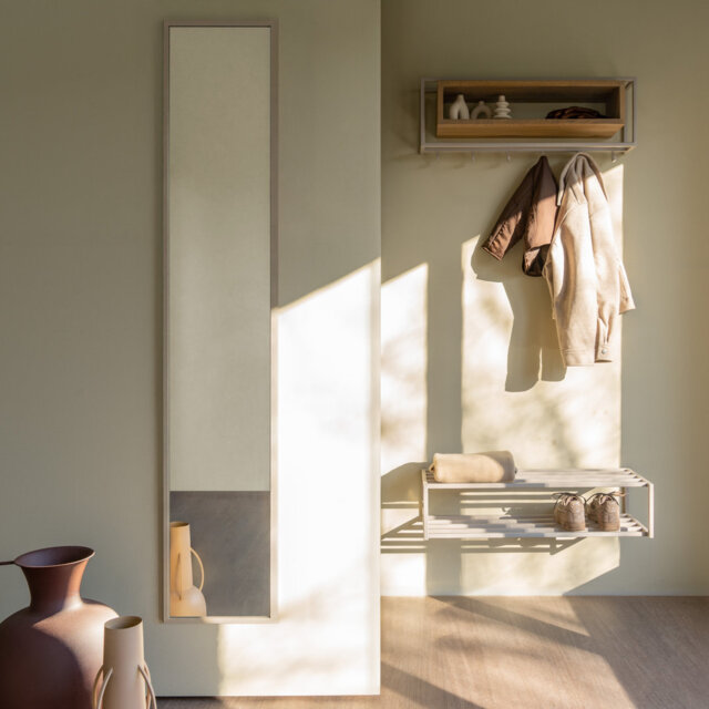 School Metal Flat Wall Mirror