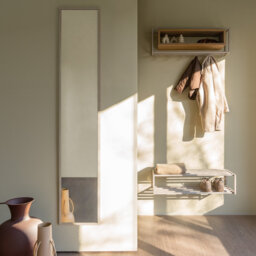 School Metal Flat Wall Mirror