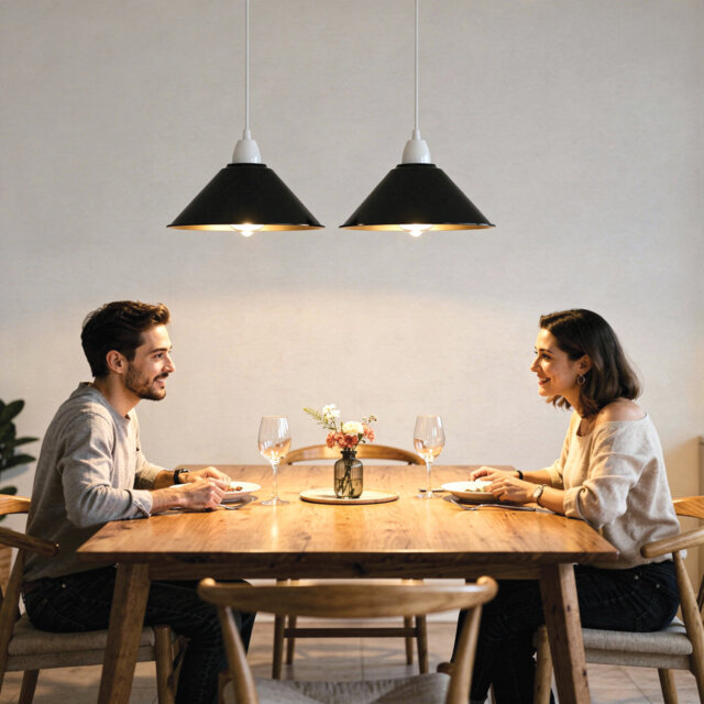 10cm H Metal Cone Lamp Shade
