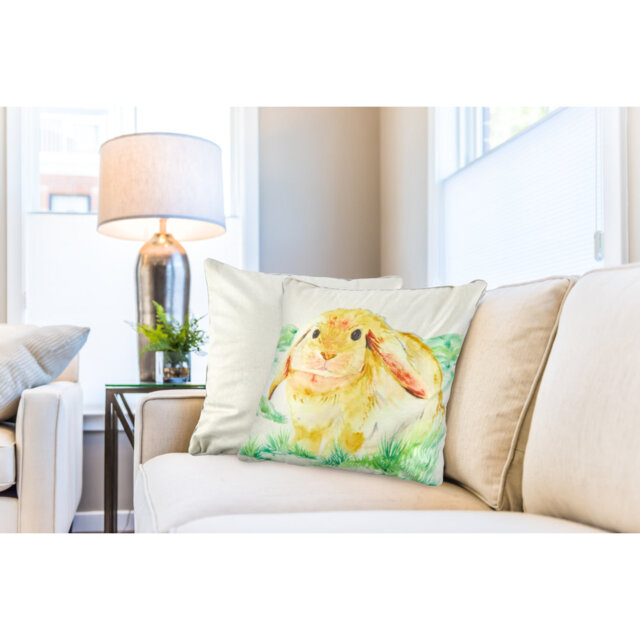 Watercolour Animals Velvet Cushion Cover