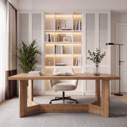 Solid Wood Computer Desk