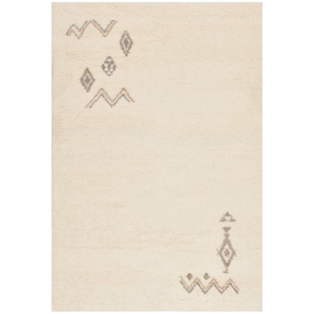 Hand Knotted Wool Cream Indoor Rug