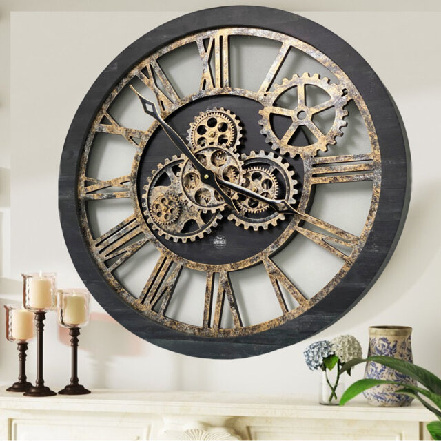 Solid Wood Wall Clock