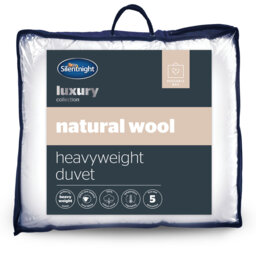 Silentnight Natural Wool Heavyweight Duvet with Pure Cotton Cover