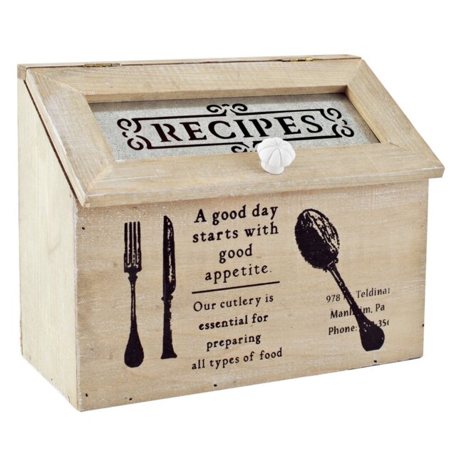 Rodriguez Vintage Recipes Box