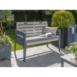 Lillie Eucalyptus Solid Wood Garden Bench