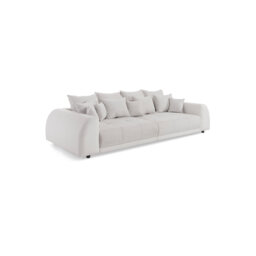 Big Sofa  5 Seater Boxspring Lounge Sofa with Many Loose Cushions
