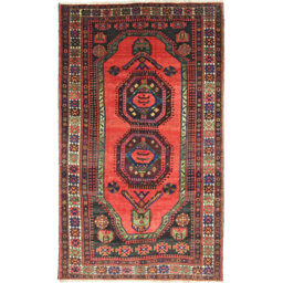 Carly Hand Knotted Wool Brown Rug