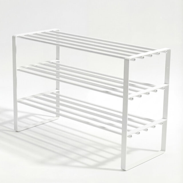 Rex 12 Pair Shoe Rack