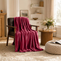Ultra-Soft Fleece Blanket - Plush Warm Bed & Sofa Throw for All-Season Comfort