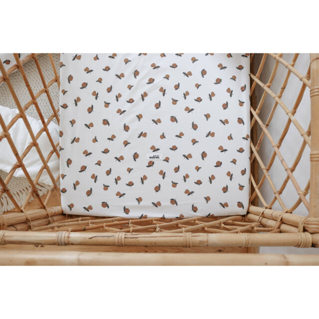 Floral 100% Cotton - Piece Fitted Sheet