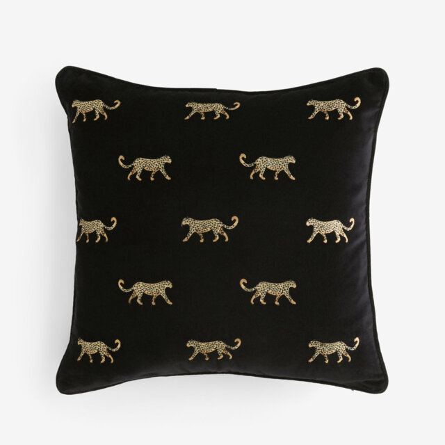 Duma Embroidered Velvet Cushion Cover