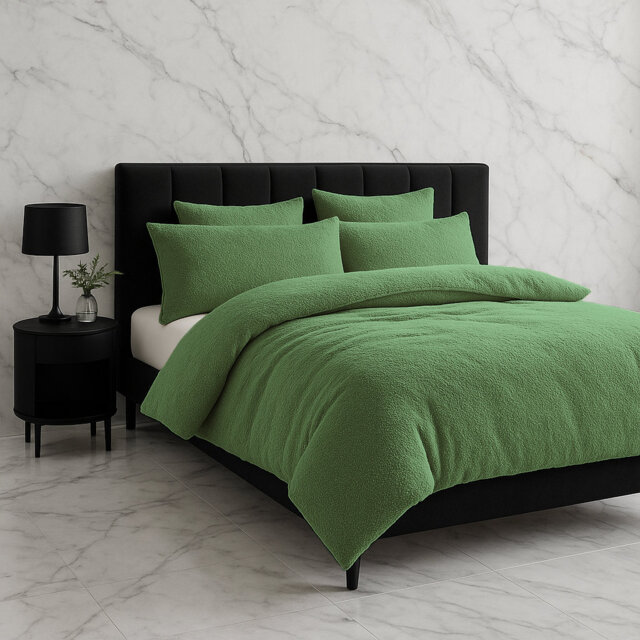 No Pattern Duvet Cover Set with Pillowcases Included