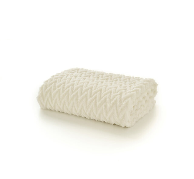 Tadcaster Luxury Soft Chevron Throw 140x180cm Warm Throw Blanket