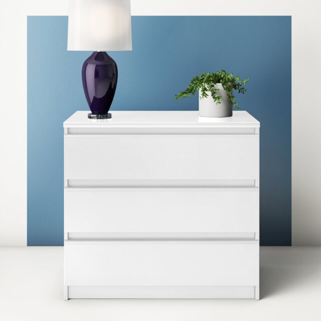 Caton 3 Drawers 76.8Cm W Chest of Drawers