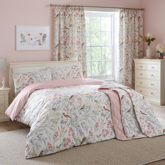 Polyester Floral Bedspread