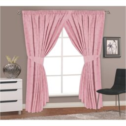 REGENCY JACQUARD Dichiera Pencil Pleat Semi Sheer Curtain