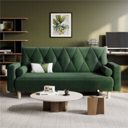 Tufted 3 Seater Sofa Bed