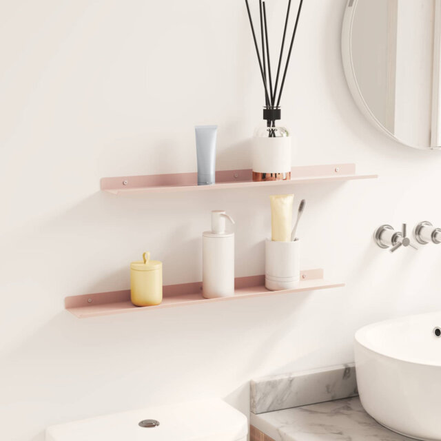Floating Shelf Wall-Mounted Steel Home Storage Shelving Modern Shelves