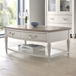 Dimas Four Leg Coffee Table with Storage