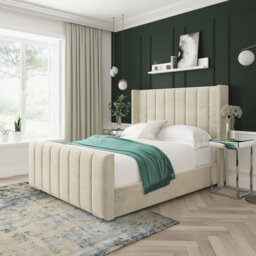 Willow Naples Velvet Upholstered Bed Frame