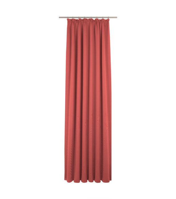 Uni Collection Light 100% Cotton Opaque Pinch Pleat Single Curtain Panel