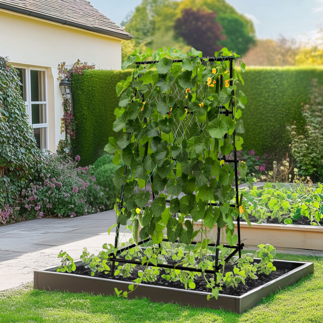 Cerciz 176cm H x 105cm W Metal Trellis