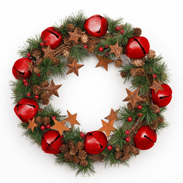 Faux PVC 15.74cm Christmas Wreath