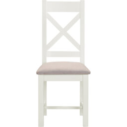 Windsor 50.5cm H Fabric Upholstered Cross Back Side Chair