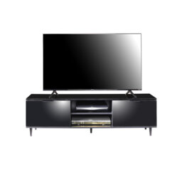 Black Gloss TV Stand Cabinet for up to 65 inch TV's, 140cm Wide