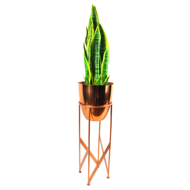 90cm Faux Yucca Plant in Metal Planter