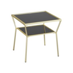 Glass Top End Table