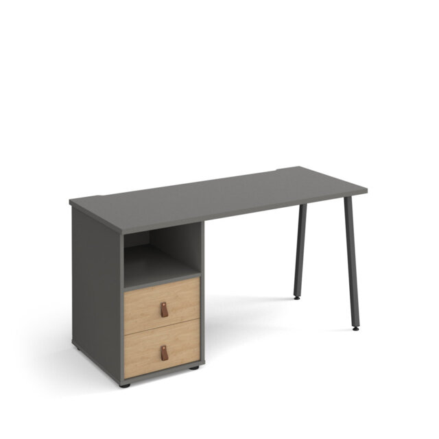 Metal Base Computer Desk