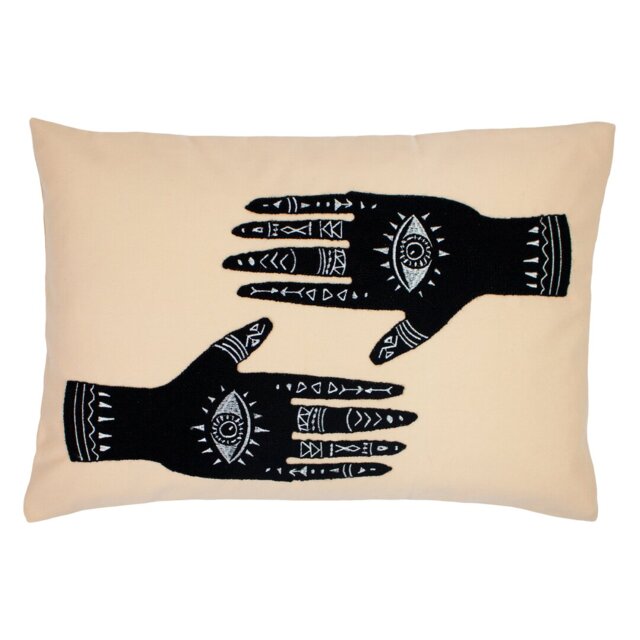 Ashram Geometric Rectangular Lumbar Cushion