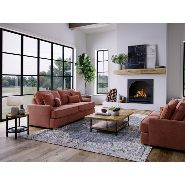 Chadwic Medium Sofa Copper Rust